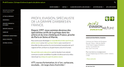 Desktop Screenshot of profil-evasion.com